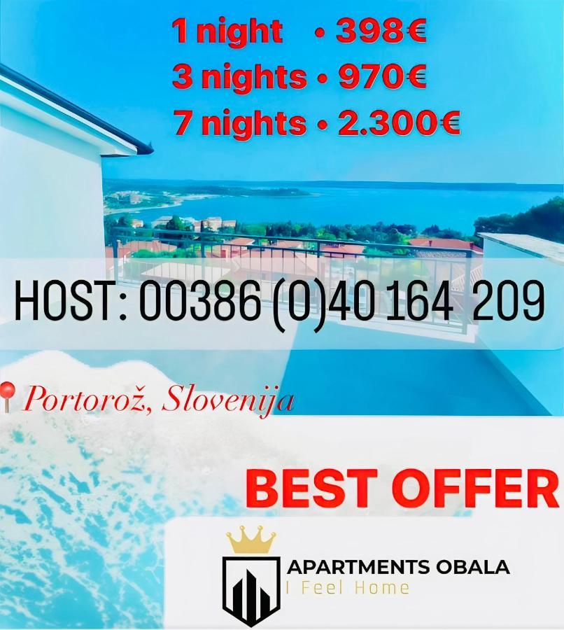 Apartma Порторож Екстер'єр фото